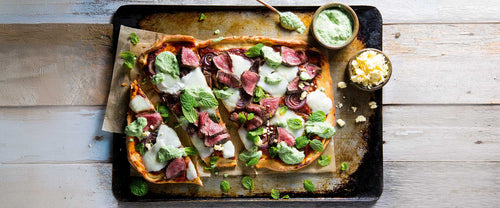 Lamb & Mint Pizza