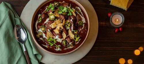 Chili Con Carne with Venison