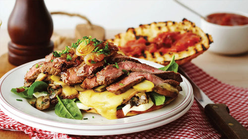 Steak, Cheese and Onion Melt Recipe