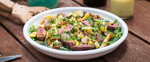 Venison, Pear and Blue Cheese Salad