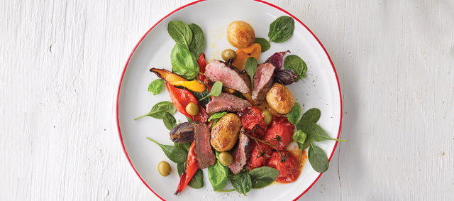 Venison with Mediterranean-style Tomatoes