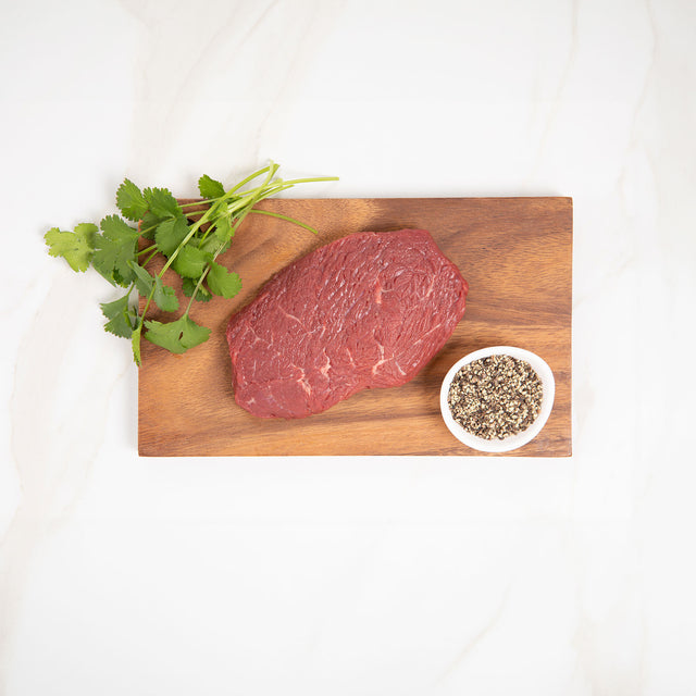 Silver Fern Farms 100% Grass-Fed Angus Beef Top Sirloin Steak Raw