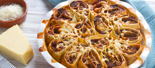 Baked Venison Rotolo