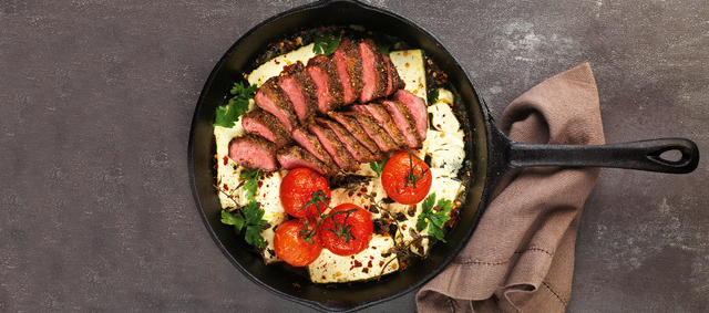 Beef Flat Iron Steaks with Middle Eastern Rub