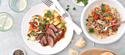 Lamb Steaks with a Spicy Rub