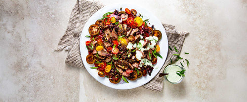 Mediterranean Lamb Loin Salad