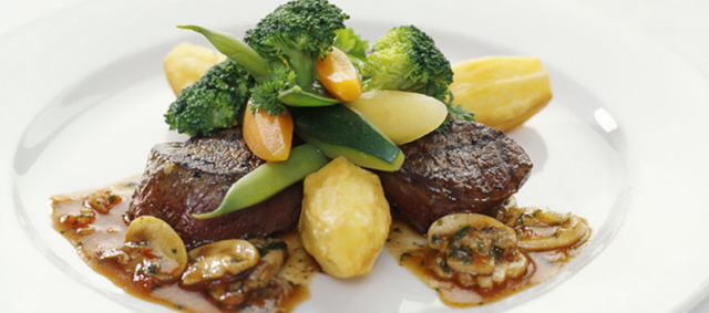 Venison Medallions with Chasseur Sauce