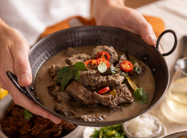 Braised Venison Diced Curry with Curry Leaves