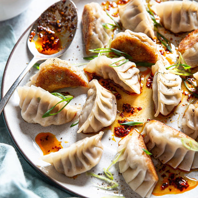 Lamb Pot Sticker Dumplings made with Premium Ground Lamb