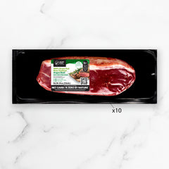 100% Grass-Fed Angus Beef New York Strip Steak Meat Box