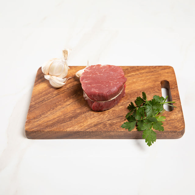 Silver Fern Farms 100% Grass-Fed Angus Beef Raw Tenderloin Steak Thickness