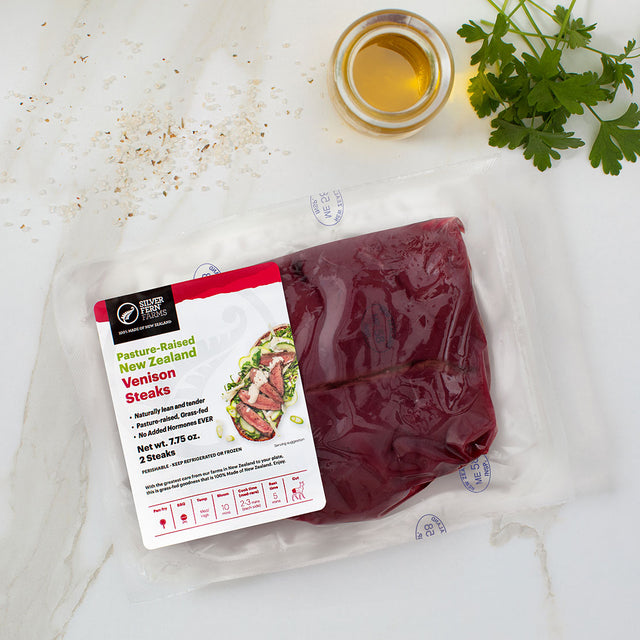 Silver Fern Farms Venison Steaks Product Pack