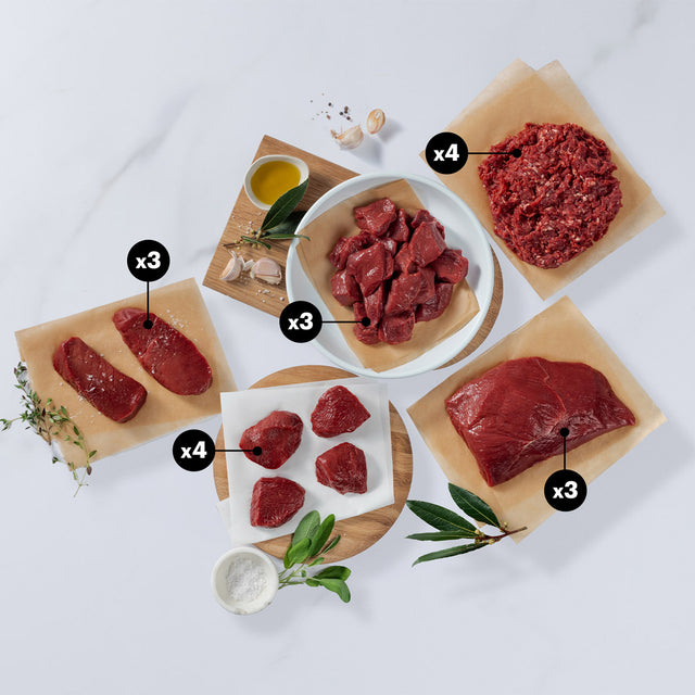 Silver Fern Farms Venison meat includes venison roast, venison steaks, venison medallions, venison diced and ground venison meat