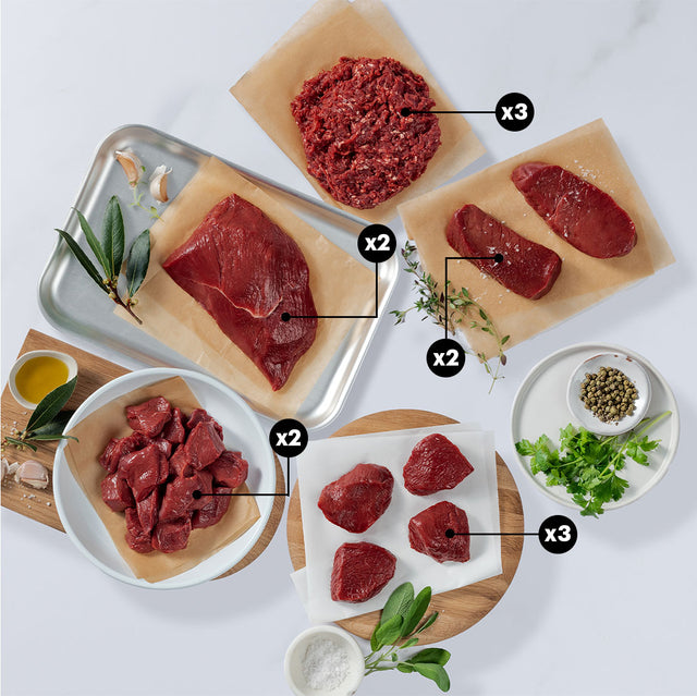 Silver Fern Farms Venison Roast, Venison Steaks, Venison Medallions, Venison Diced and Ground Venison