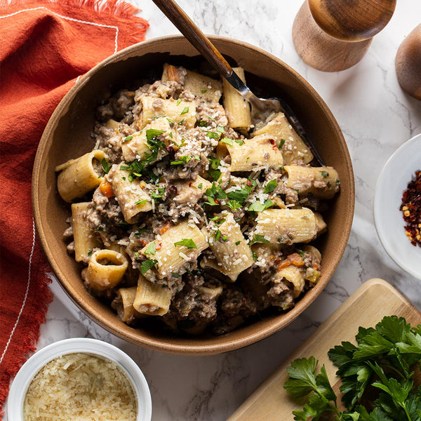 White Bolognese with Ground Venison